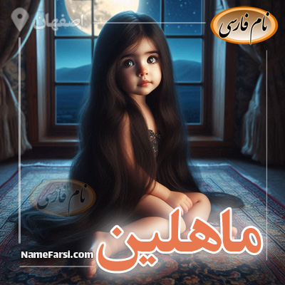 عکس اسم ماهلین